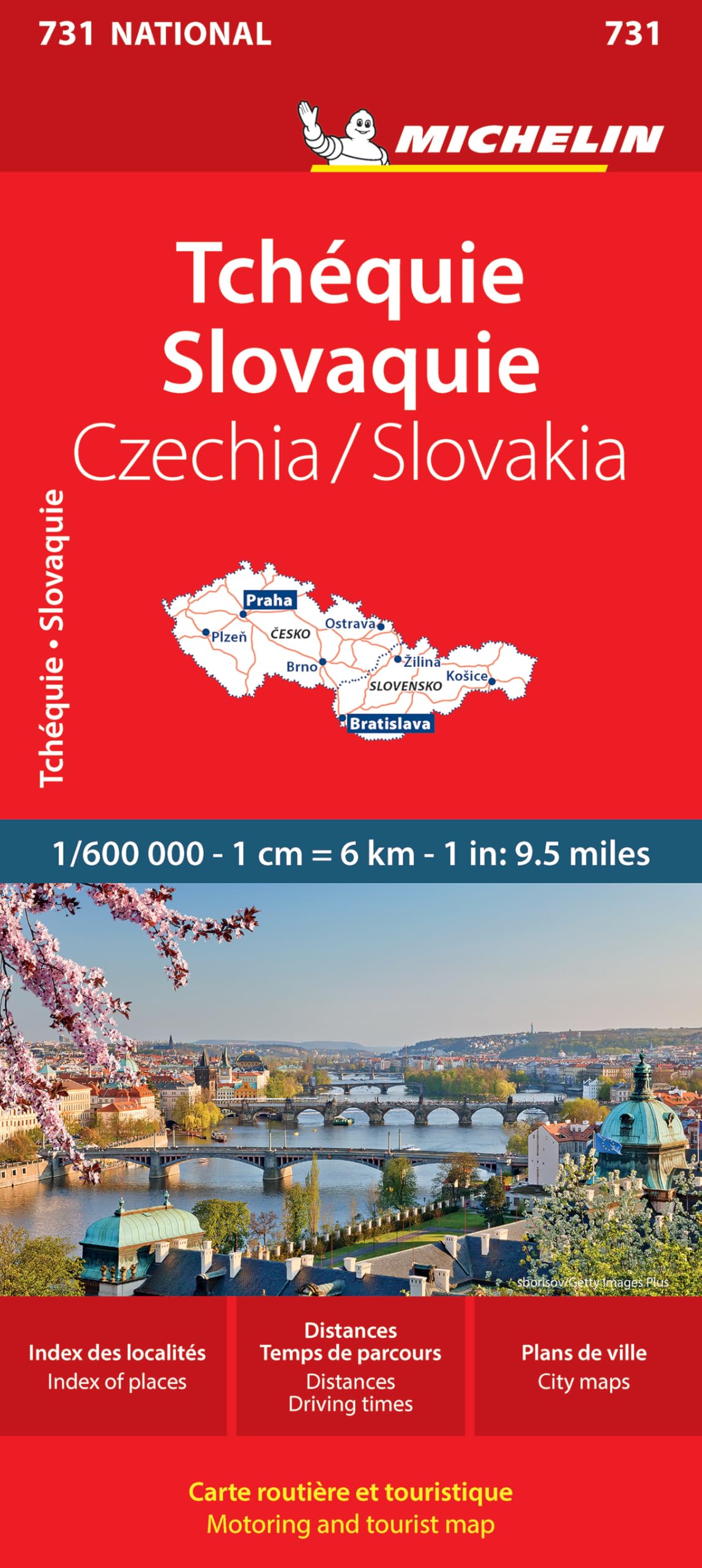 Czech Republic, Slovak Republic - Michelin National Map 731 (Michelin Maps/Country: National Maps, 731)