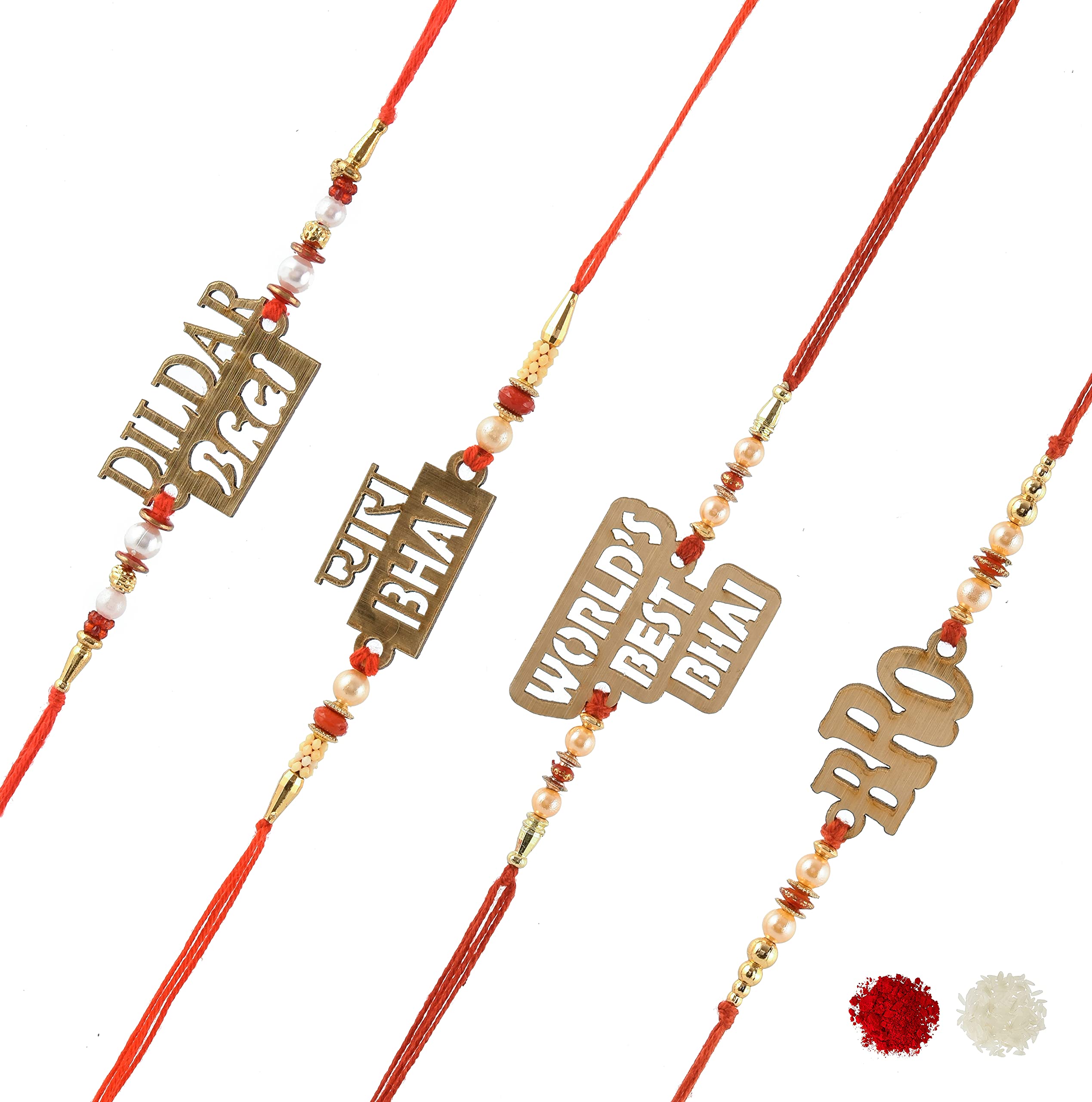 Pride Store Kids Pack of 4 Cartoon Character Rakhi with Roli Chawal (Set R18) (B0B65SDT56) Amazon Price History, Amazon Price Tracker