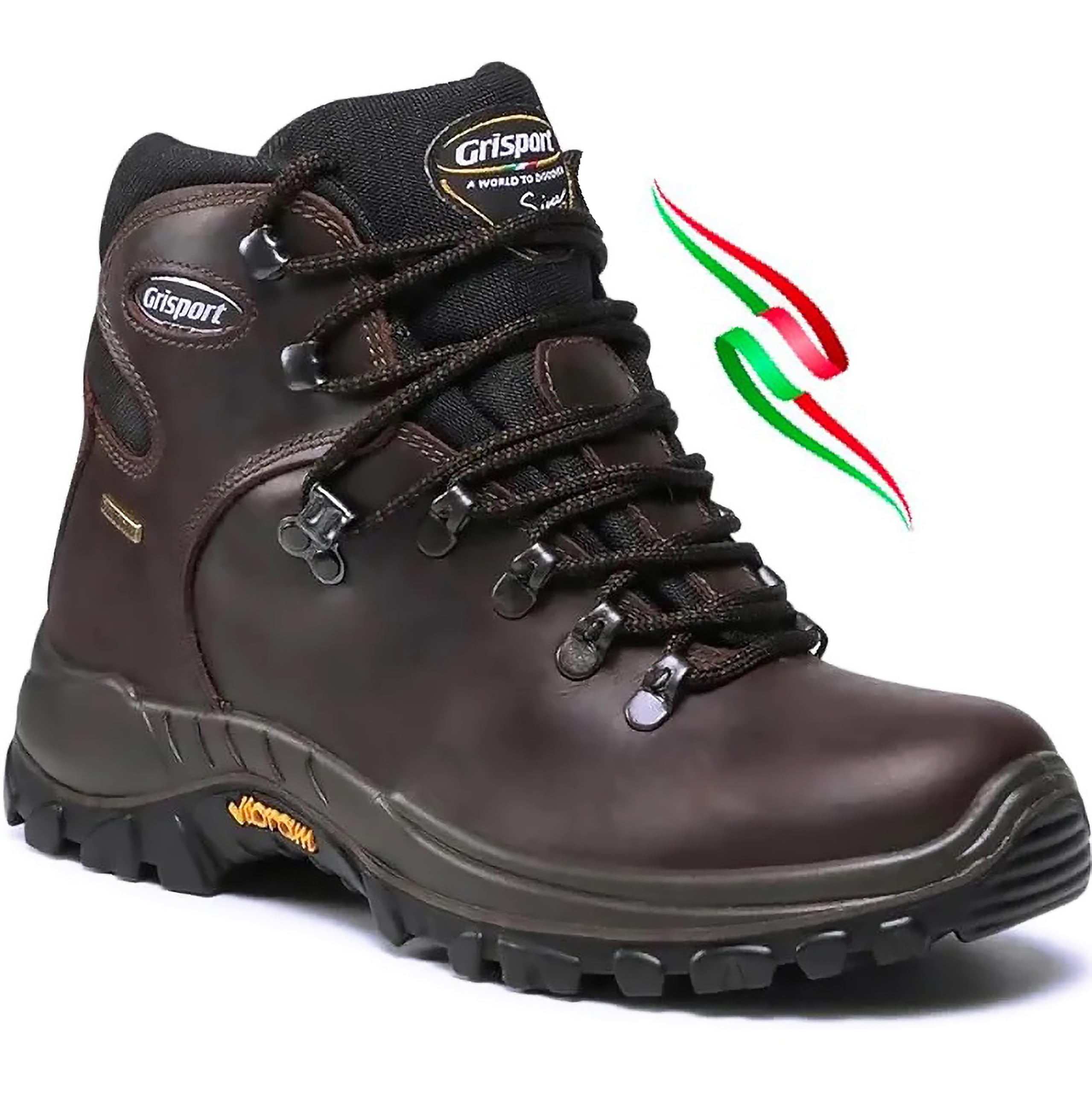 Grisport scarponcini trekking uomo WOLF TREK impermeabili membrana GRITEX scarponi da trekking fondo VIBRAM