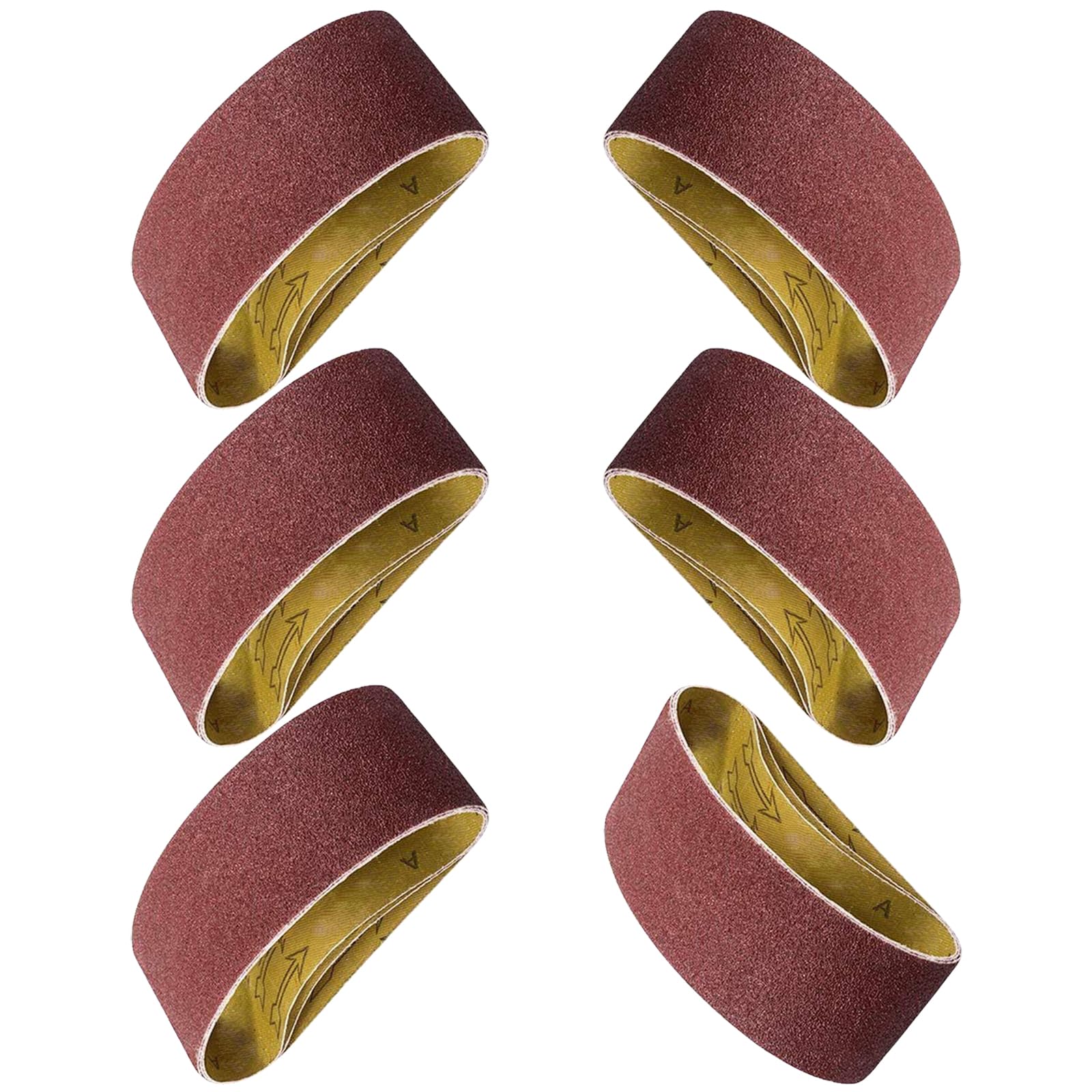 2x24 Inch Wood Sanding Belt Aluminum Oxides Abrasive for Smooth Polishing, Most Sanders, Long-Lasting Grit Aluminum Oxides Sanding Belt