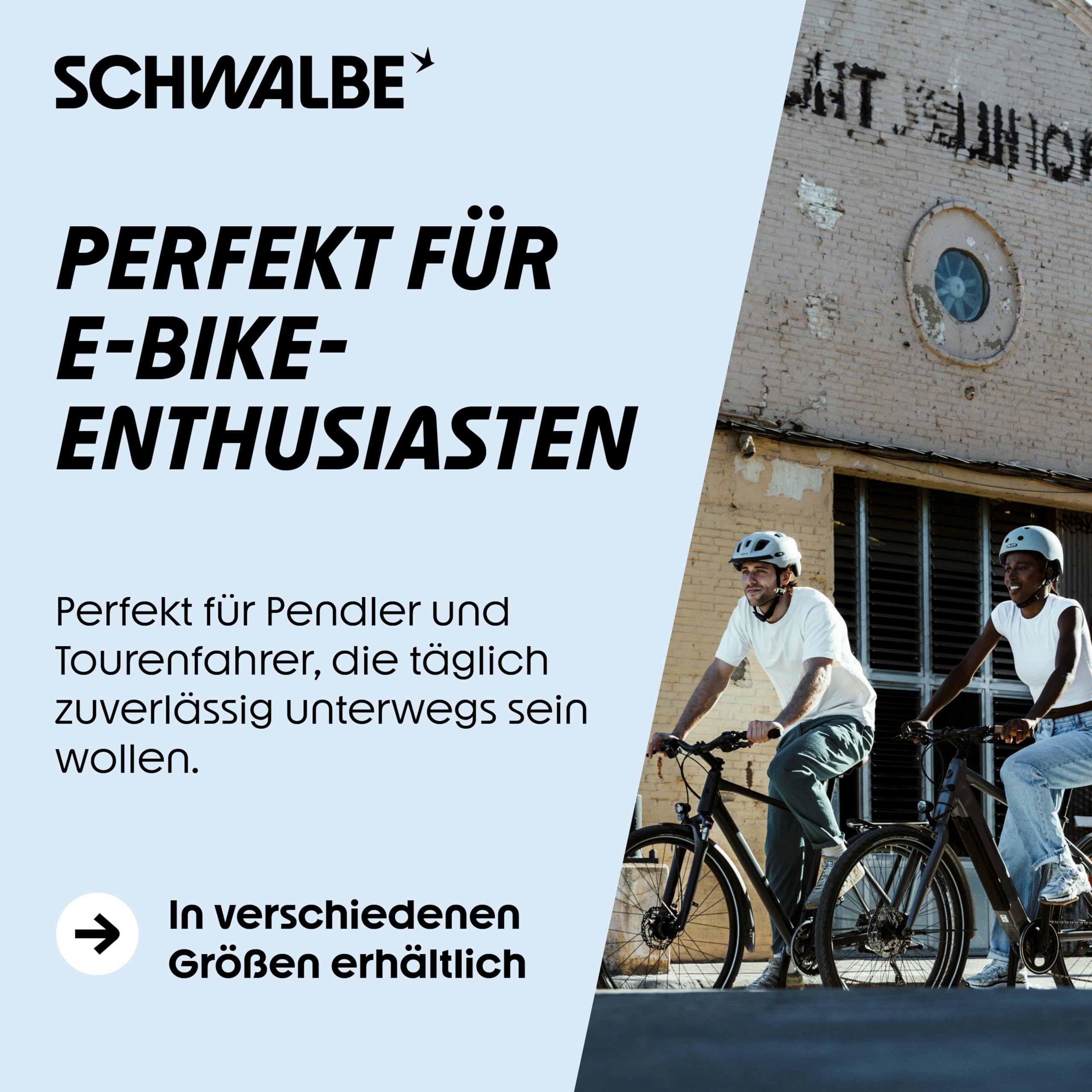 Schwalbe Motion Big Apple Fahrradreifen – Umweltfreundlicher Reifen mit großem Volumen – K-Guard/RaceGuard Pannenschutz – Für Alltag, City- & E-Bikes – 12 bis 28 Zoll