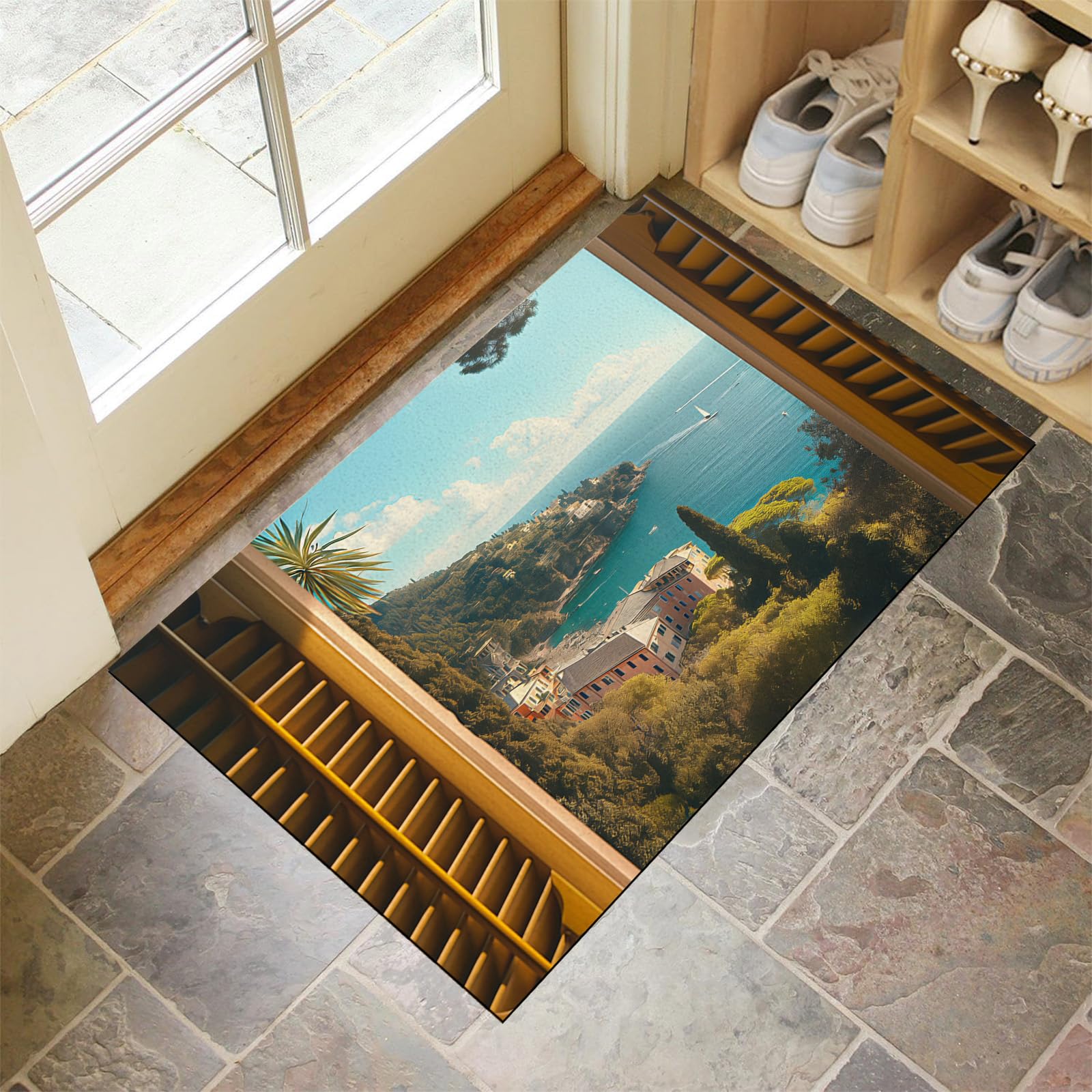 Tapis de porte robuste antidérapant pour stopper les sols glissants et sales de l'entrée
