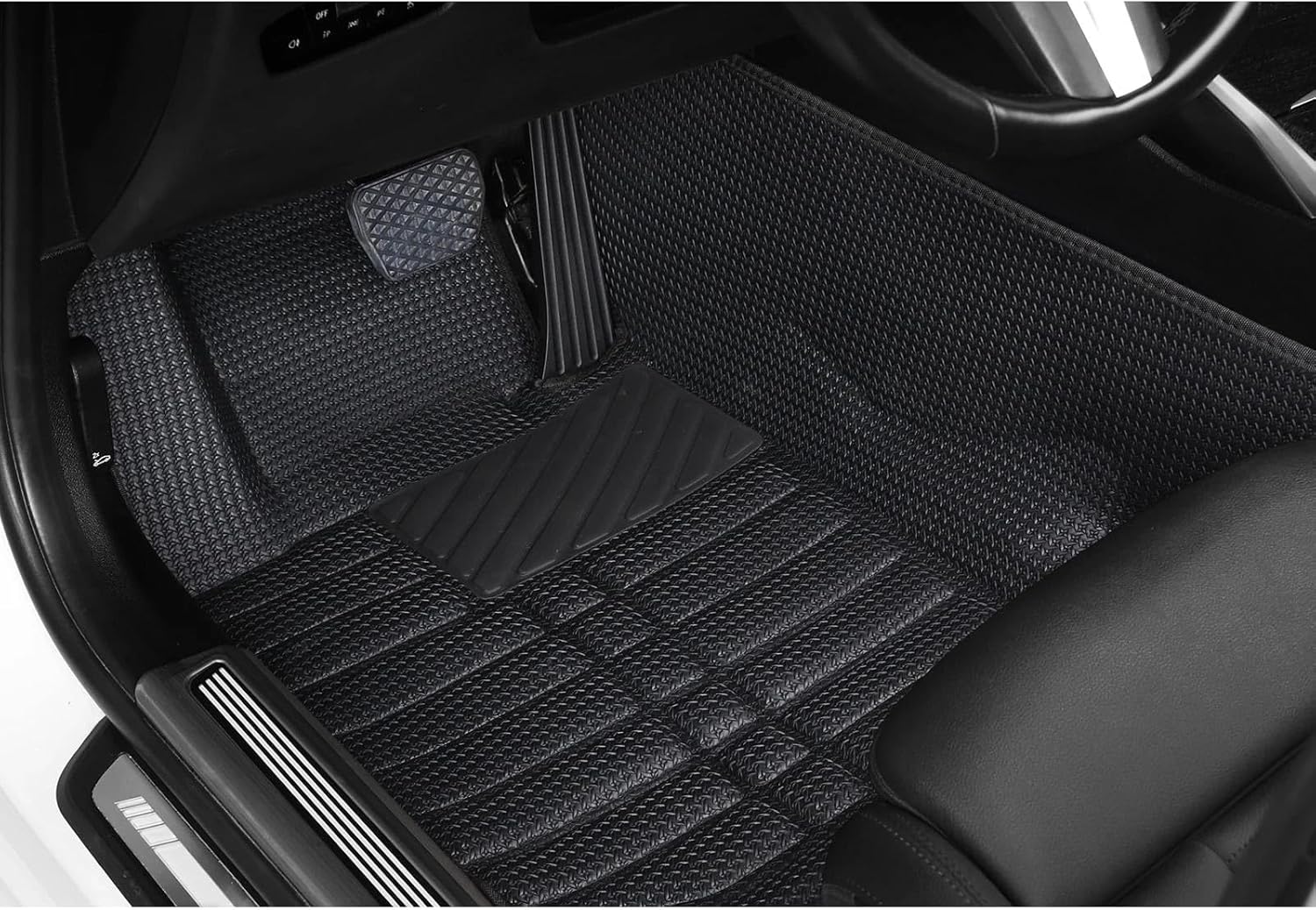 に適合するエラントラ CN7 2021-2024 用 カーフロアマット 滑り止め 耐久性 四季対応 カーカーペット お手入れ簡単 耐