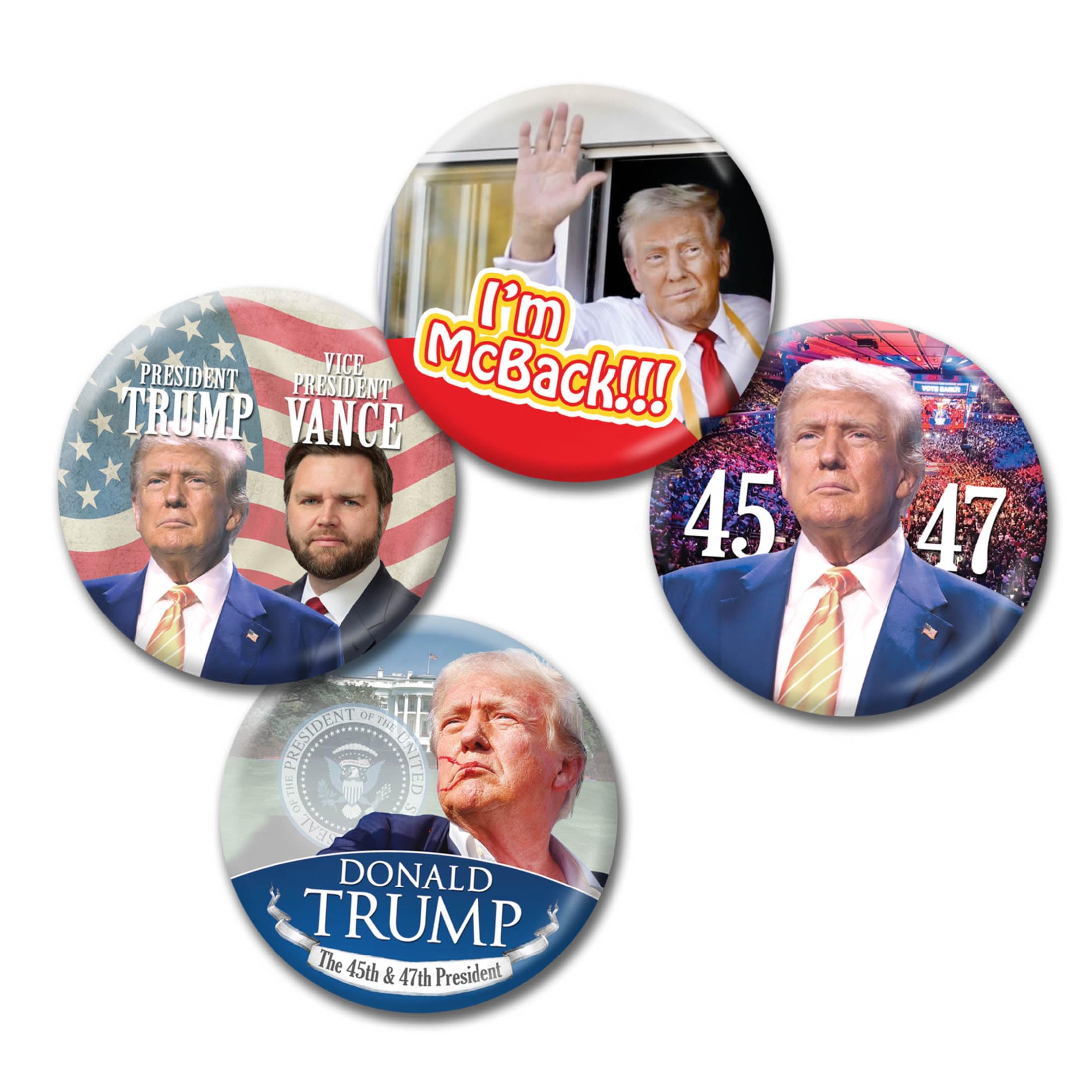 Amazon.com: Trump Vance Victory Inauguration Button Pack