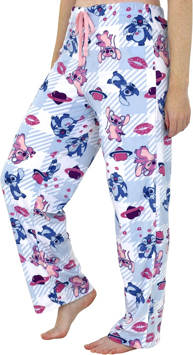 Disney Lilo and Stitch Pj Pants for Women, Fleece Lilo and Stitch Pajamas for Women, Disney Pajamas for Adults, S-M-L-XL - Image 2