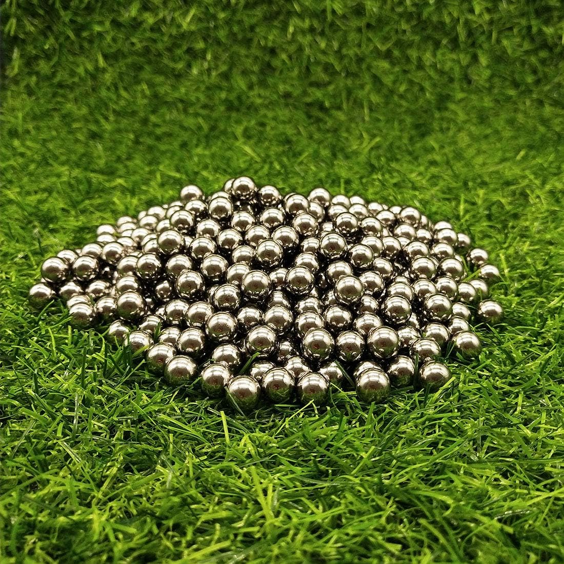 Z QINGZHENG 600pcs 7/16 Inch Steel Ball 11.11mm Precision Steel Ball Bearing