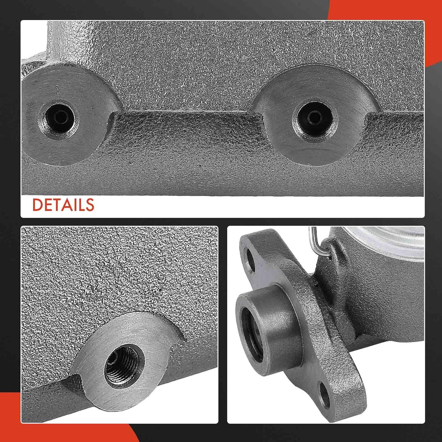 A-Premium Brake Master Cylinder with Reservoir Compatible with Ford and Mercury Vehicles - Mustang 1973, Mustang II 1975-1978, Granada, Maverick, Bobcat, Monarch, Comet, Cougar - Power Brakes models