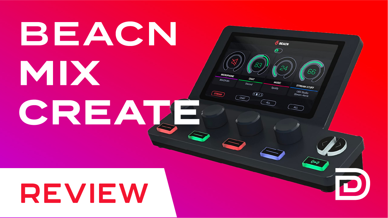 Watch BEACN Mix Create Dark USB C Windows Audio Mixer Review on