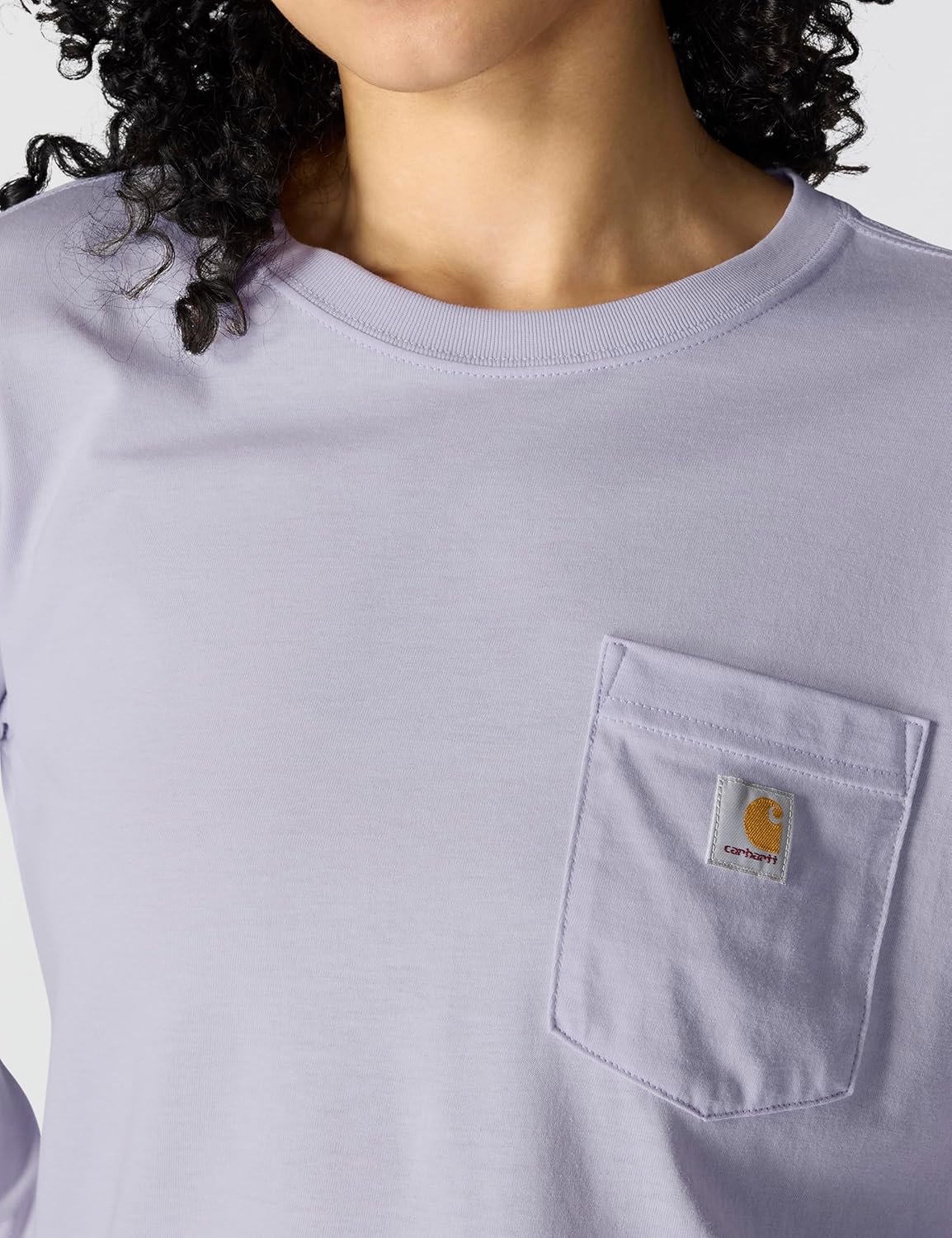 Carhartt Womens Tencel Fiber Series Loose Fit Long-Sleeve Pocket T-Shirt - Image 5