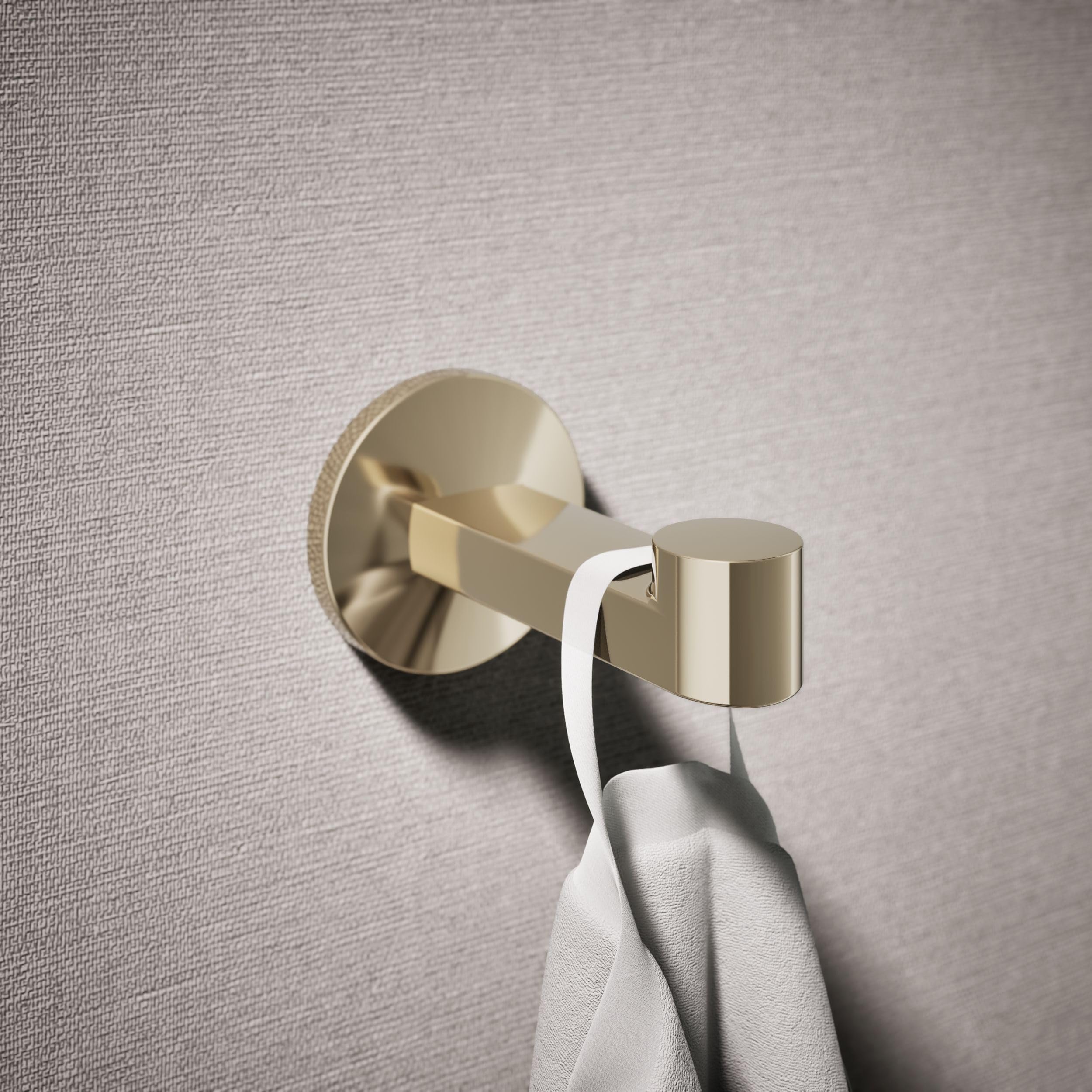 acca リボンゴム　ゴールド Kohler 78378-AF Components® Robe Hook, Vibrant French Gold