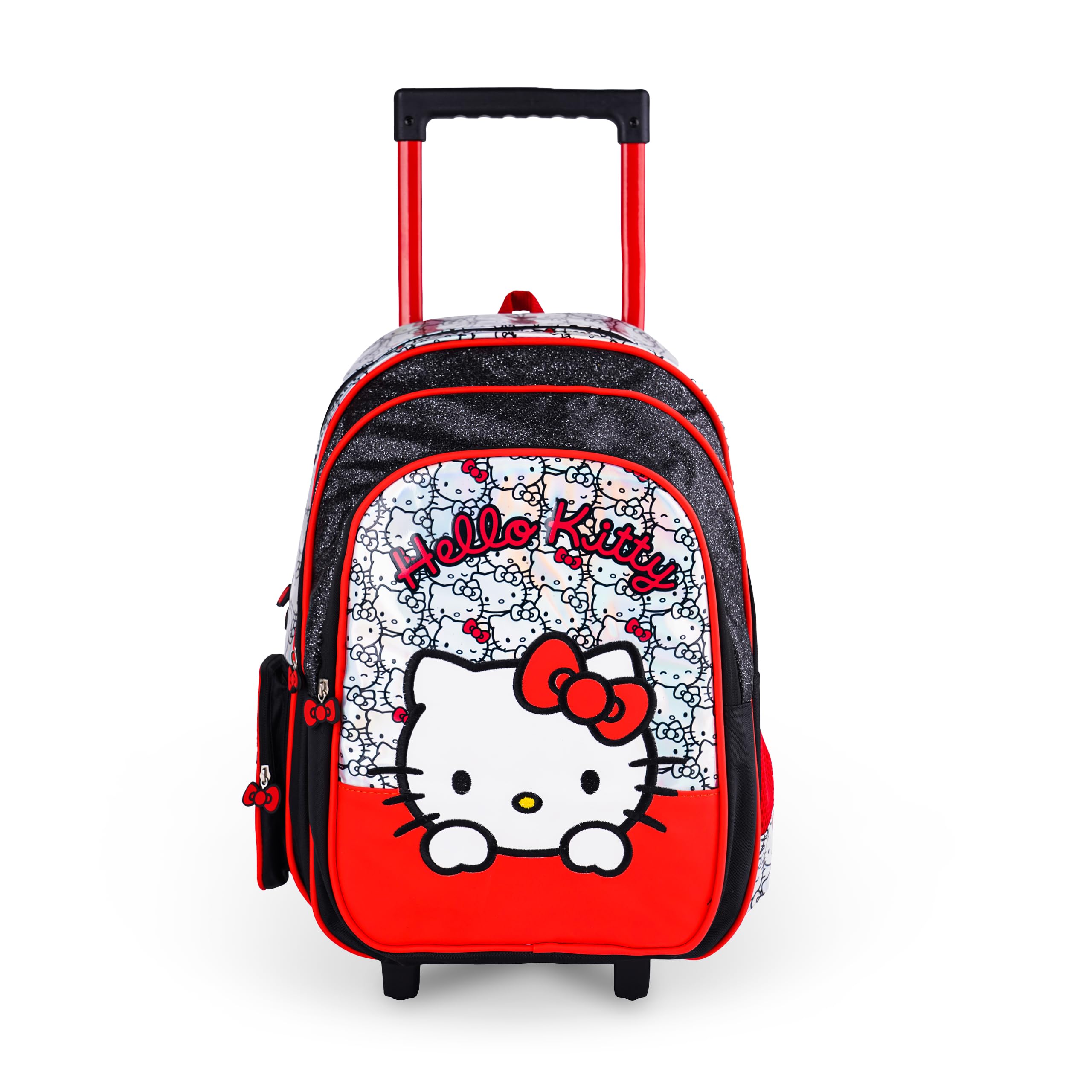 TRUCARE Hello Kitty Brightening your Day Trolley School Bag | 16" | Water Resistant | Kids Backpack Gift | Boys, Girls | Back to School
