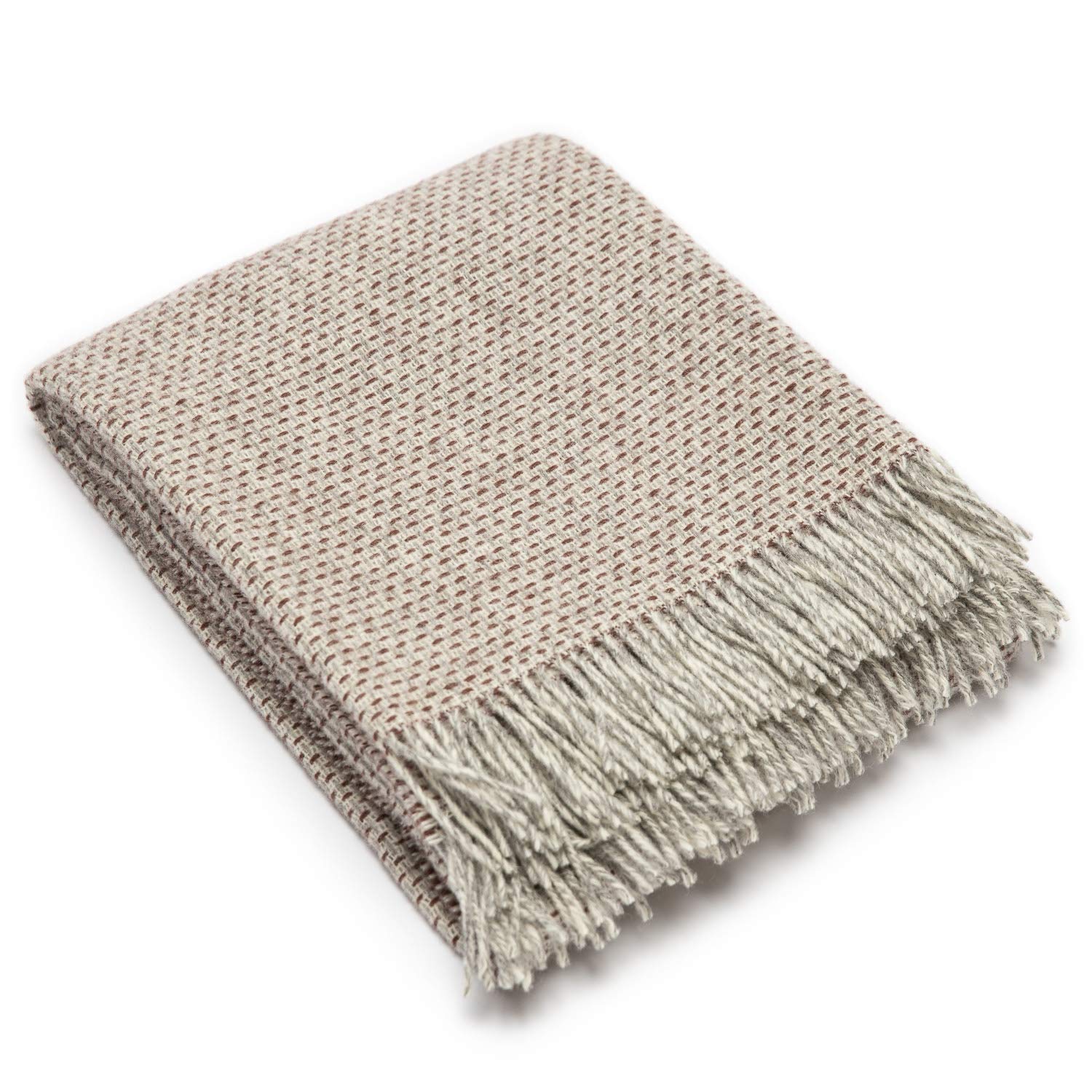 Tejido mixto de alpaca WoolMe choco bruno para tardes de sofa y lectura