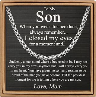 JoycuFF Mens Cuban Link Chain Necklace