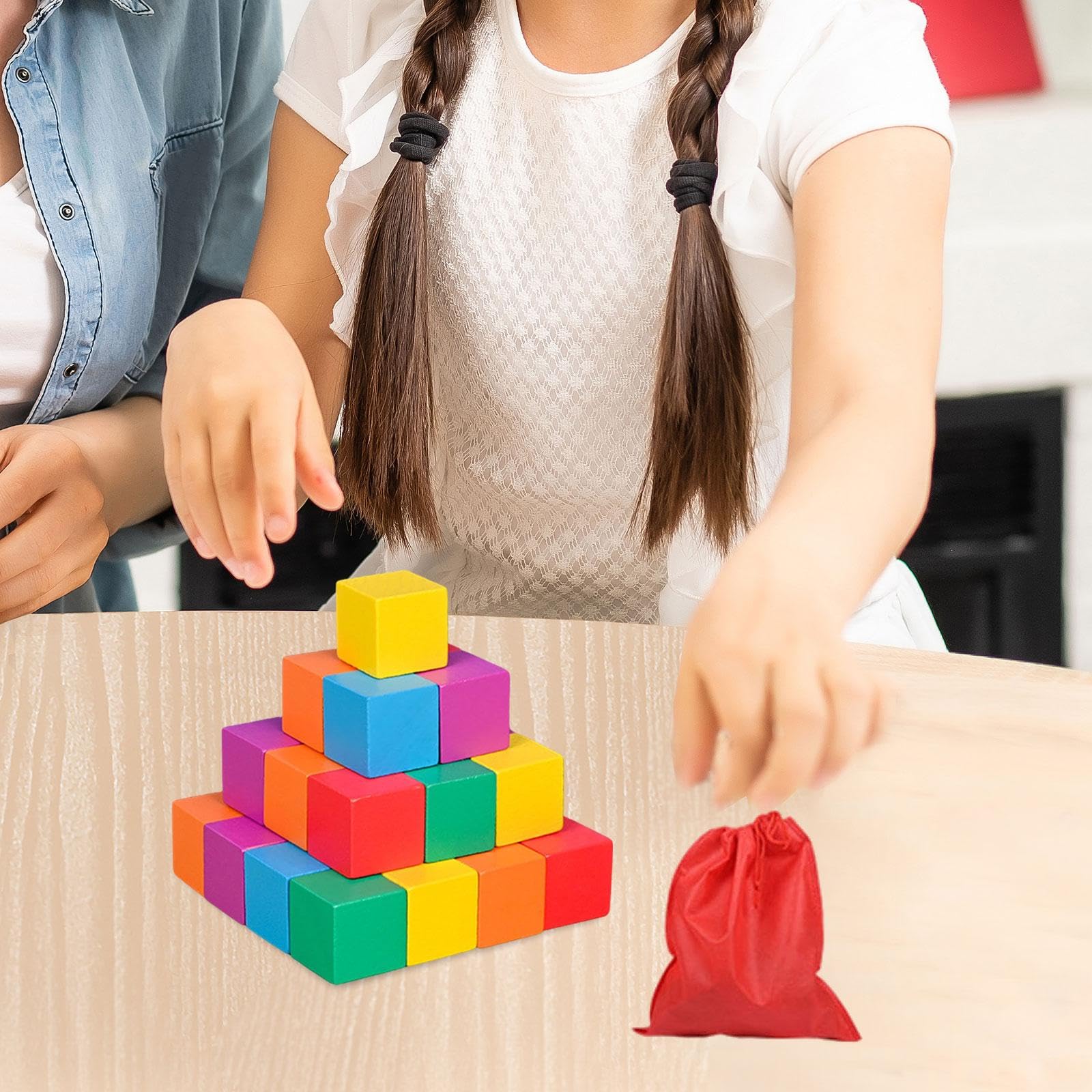 Oshhni conteggio e ordinamento, giocattolo di matematica per l'apprendimento precoce, giocattolo educativo per dipingere, decorare, progetti, 3 Cm 30 Pezzi