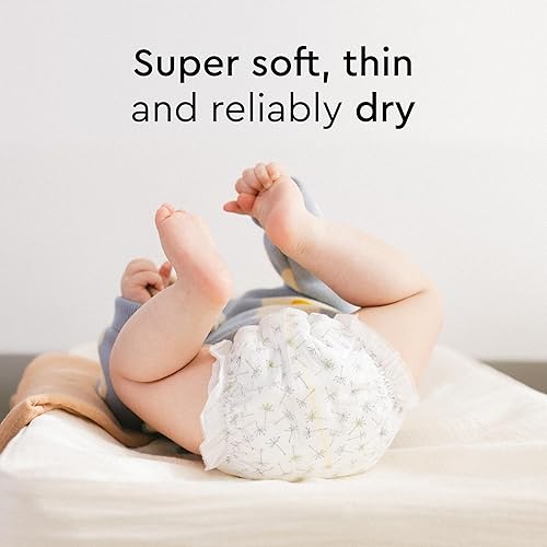 Miniatura 5 de LILLYDOO Pañales para bebé, talla 8 (37+ libras), suministro semestral (45 unidades), protección contra fugas, respetuosos con la piel, ultra