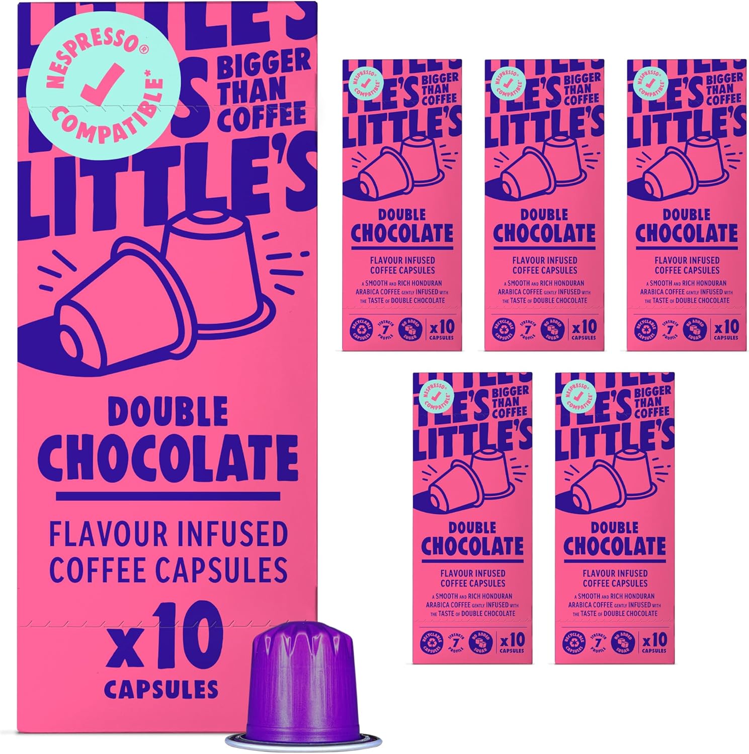 Little's Coffee Double Chocolate Coffee Pods Pack of 60 Coffee Pods