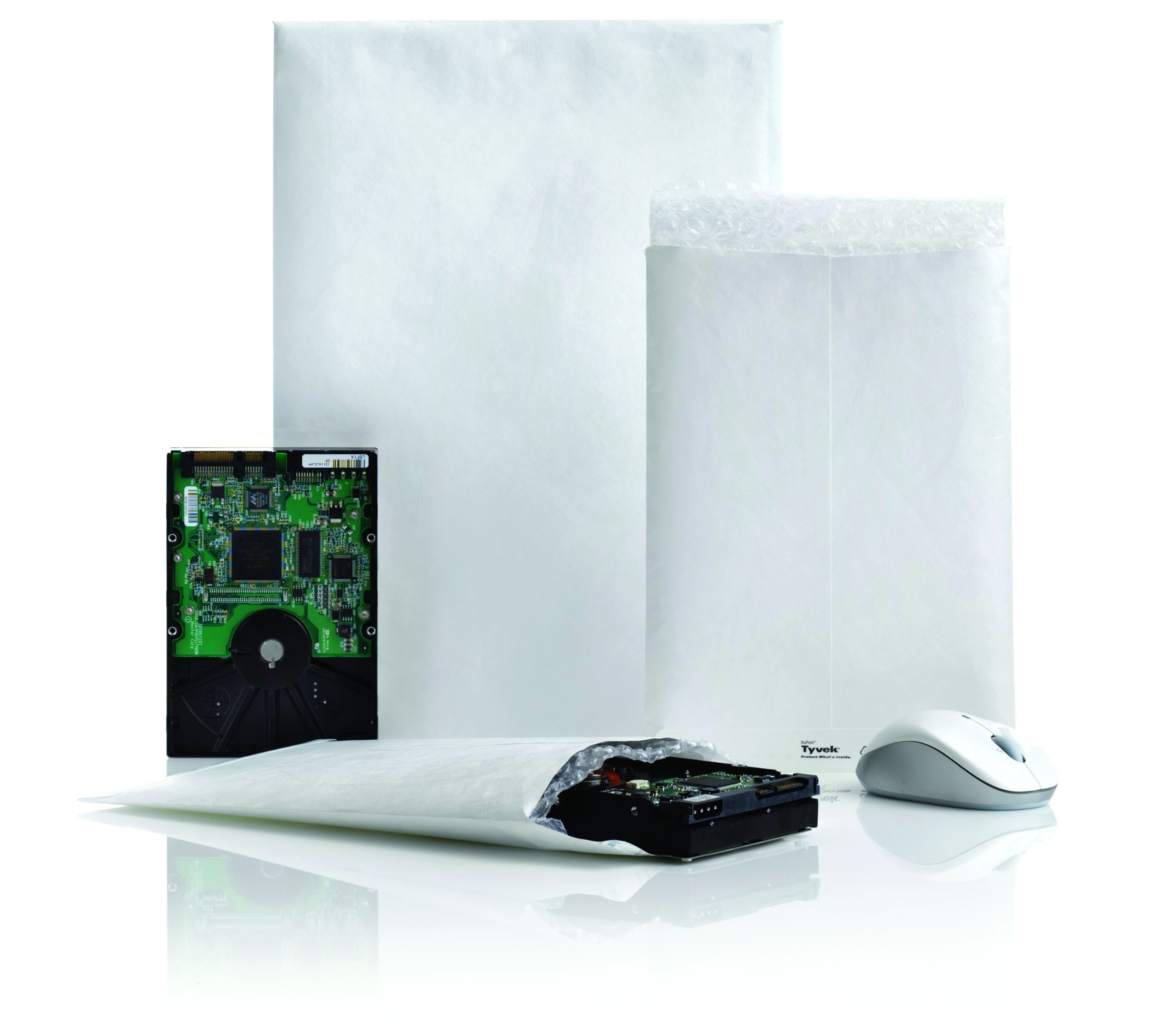 Tyvek Luftpolstertasche B4 (353x250mm) haftklebend weiß 55g 50 Stück