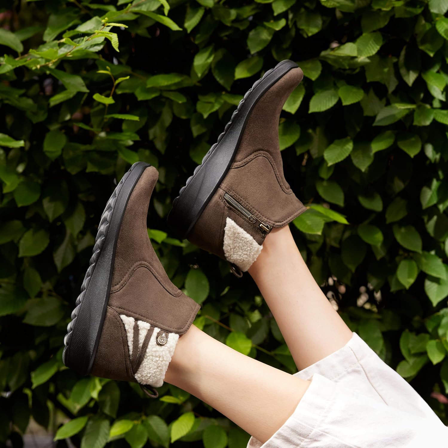 LifeStride Women's Grand Cozy Ankle Boot Ankle Boot Hunter Green 8.5 W - Image 2