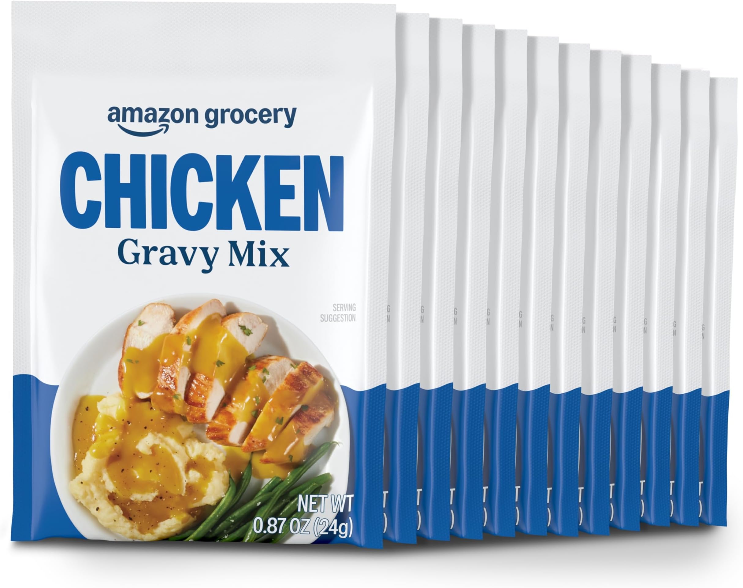 Chicken Gravy Mix, 0.87 oz, 12 ct (Previously Happy Belly, Packaging May Vary)