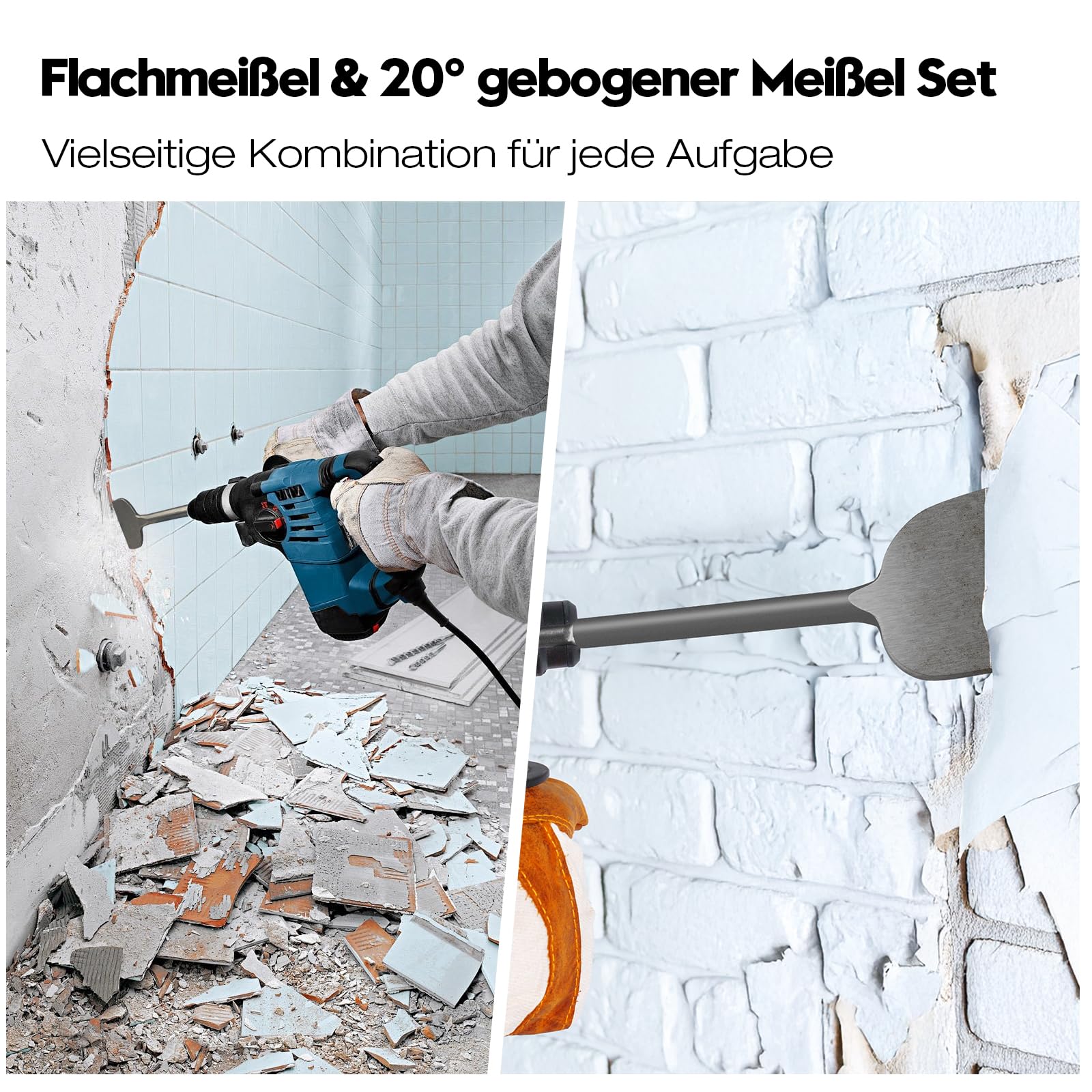 Metabo - 3-delige SDS-plus beitelset SDS Max 628413000