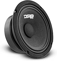Vista 9 de DS18 PRO-GM6.4B - Altavoz de 6.5 pulgadas, rango medio, bala de aluminio roja, 480 W máximo, 140 W RMS, 4 ohmios, altavoces de puerta de audio