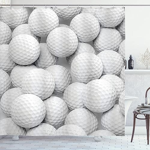 Miniatura 13 de Ambesonne Cortina para regadera náutica con palmeras