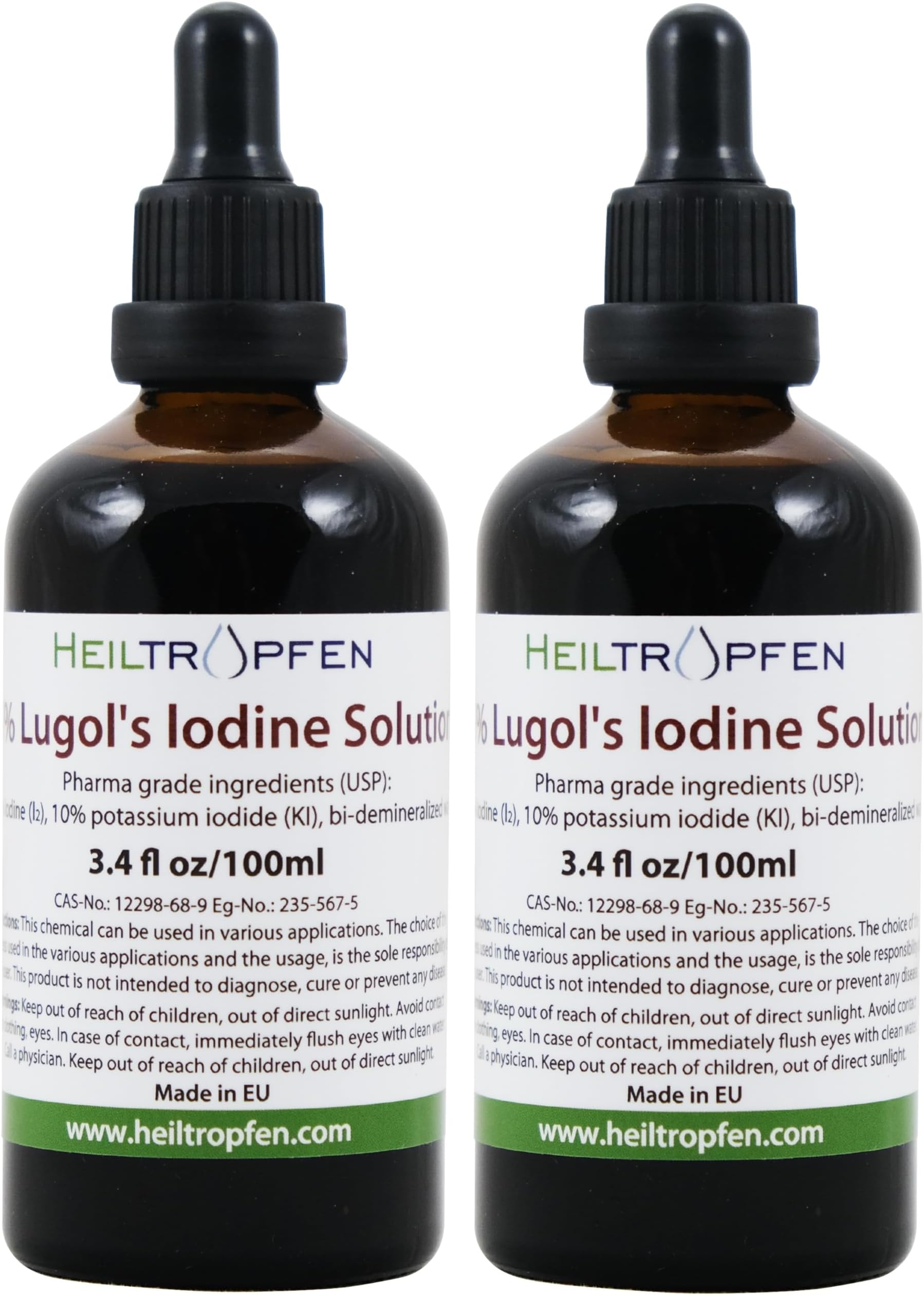 100 Ml Lugolsche Lösung 5% – Iod-Kaliumiodid-Lösung Von RPO