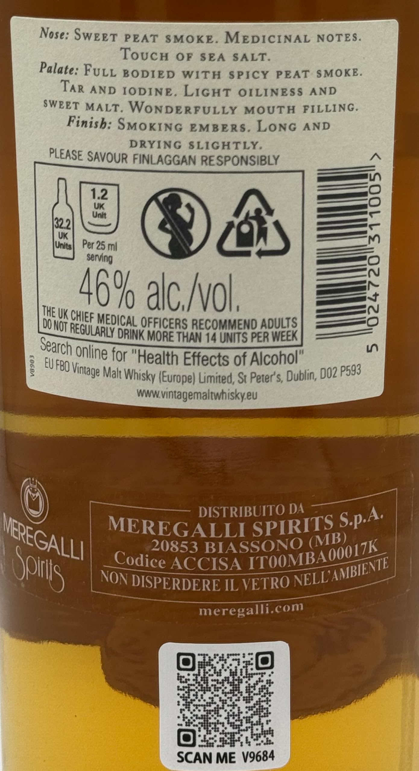 The Vintage Malt Whisky Finlaggan 'Original Peaty' - 700 ml