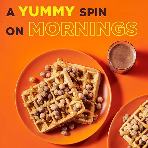 Miniatura 5 de Reeses Puffs Chocolatey - Cereal de mantequilla de maní cereales de desayuno para niños hechos con maíz integral caja de tamaño grande de 167 onzas