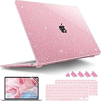 Vista 27 de Tuiklol Para MacBook Air de 13 pulgadas (versión 2021-2018) M1 A2337/A1932/A2179 con pantalla Retina Touch ID, carcasa rígida de plástico y cubierta