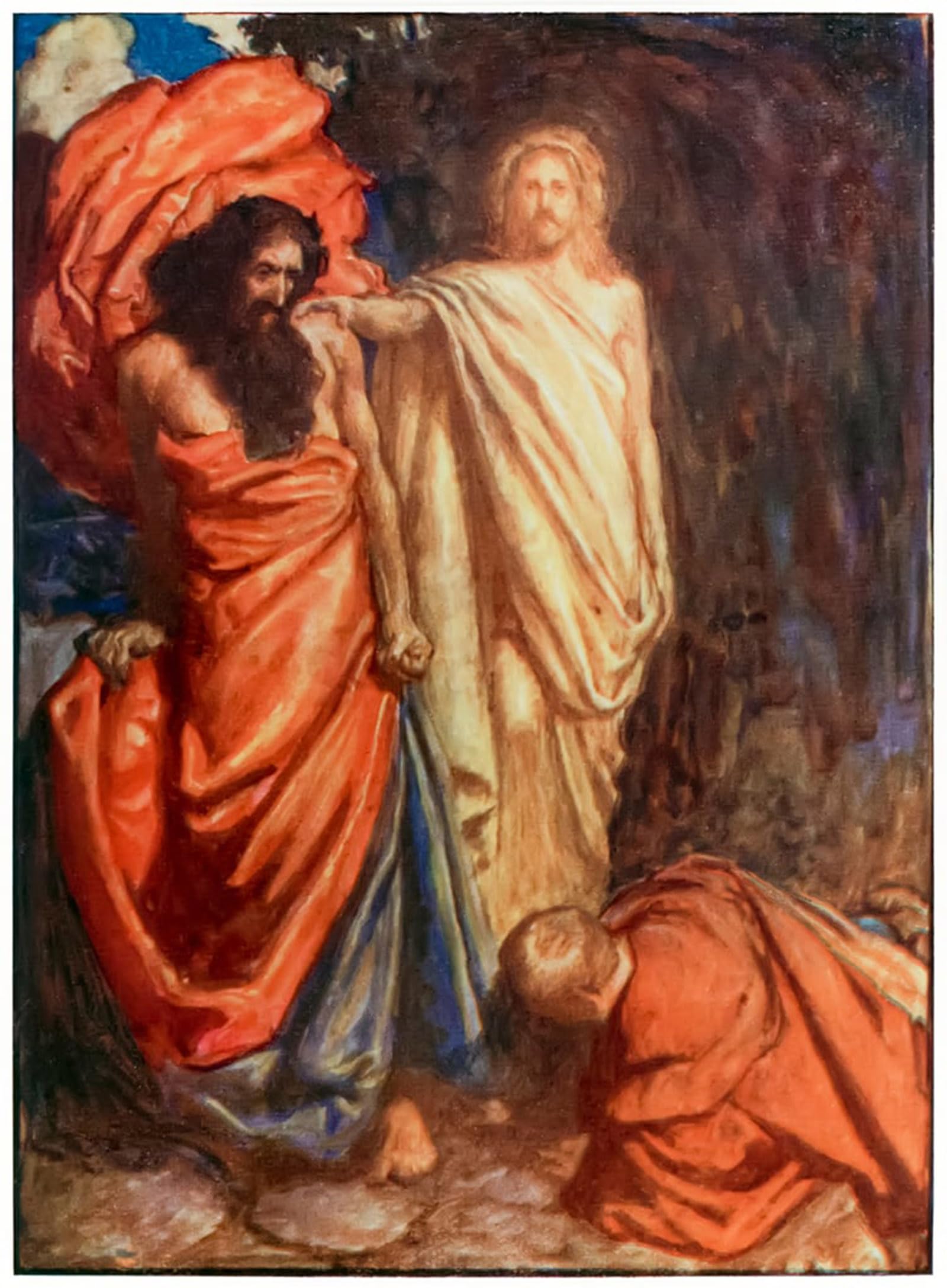 SERENDIPITP Vintage Wall Art Canvas Nordic Poster Canvas Print Picture Faithful Struck Down by Byam Liston Shaw Wall Art Poster for Home Decor 60x90cm