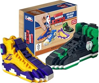 Hunter Products NBA Brick Heroes Kicks Series Small Collectible Building Mystery Sneaker Toy Asst. (300pcs), Ages 8+