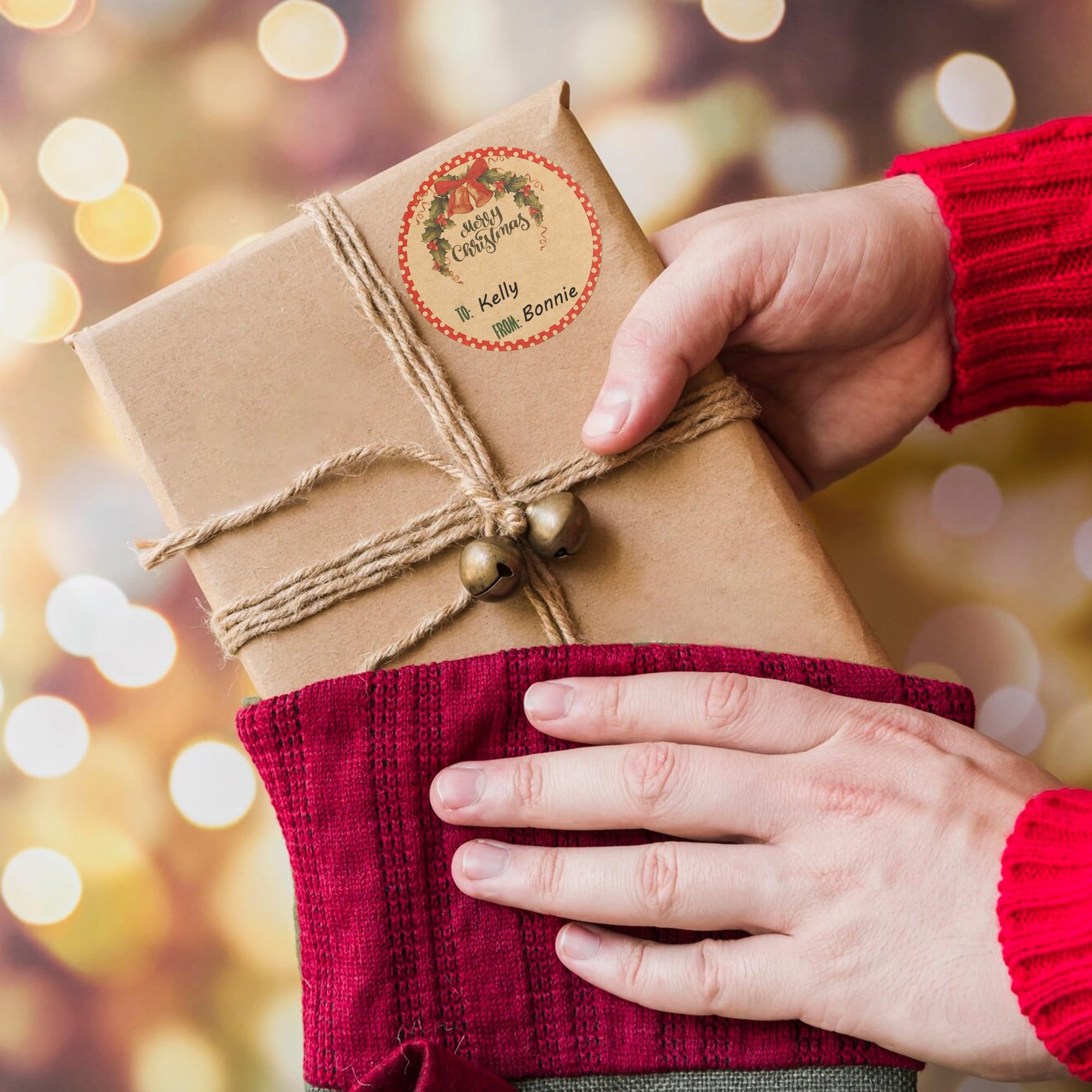 Giiffu Natuurlijke Kraft Eenvoudige Kerst Zelfklevende Naam Gift Tags Vakantie Present Stickers, voor Verjaardag Bruiloft Cadeaus/Inpakpapier Decoraties, 144 Xmas Zelfklevende Etiketten Giiffu Natuurlijke Kraft Eenvoudige Kerst Zelfklevende Naam Gift Tags Vakantie Present Stickers, voor Verjaardag Bruiloft Cadeaus/Inpakpapier Decoraties, 144 Xmas Zelfklevende Etiketten
