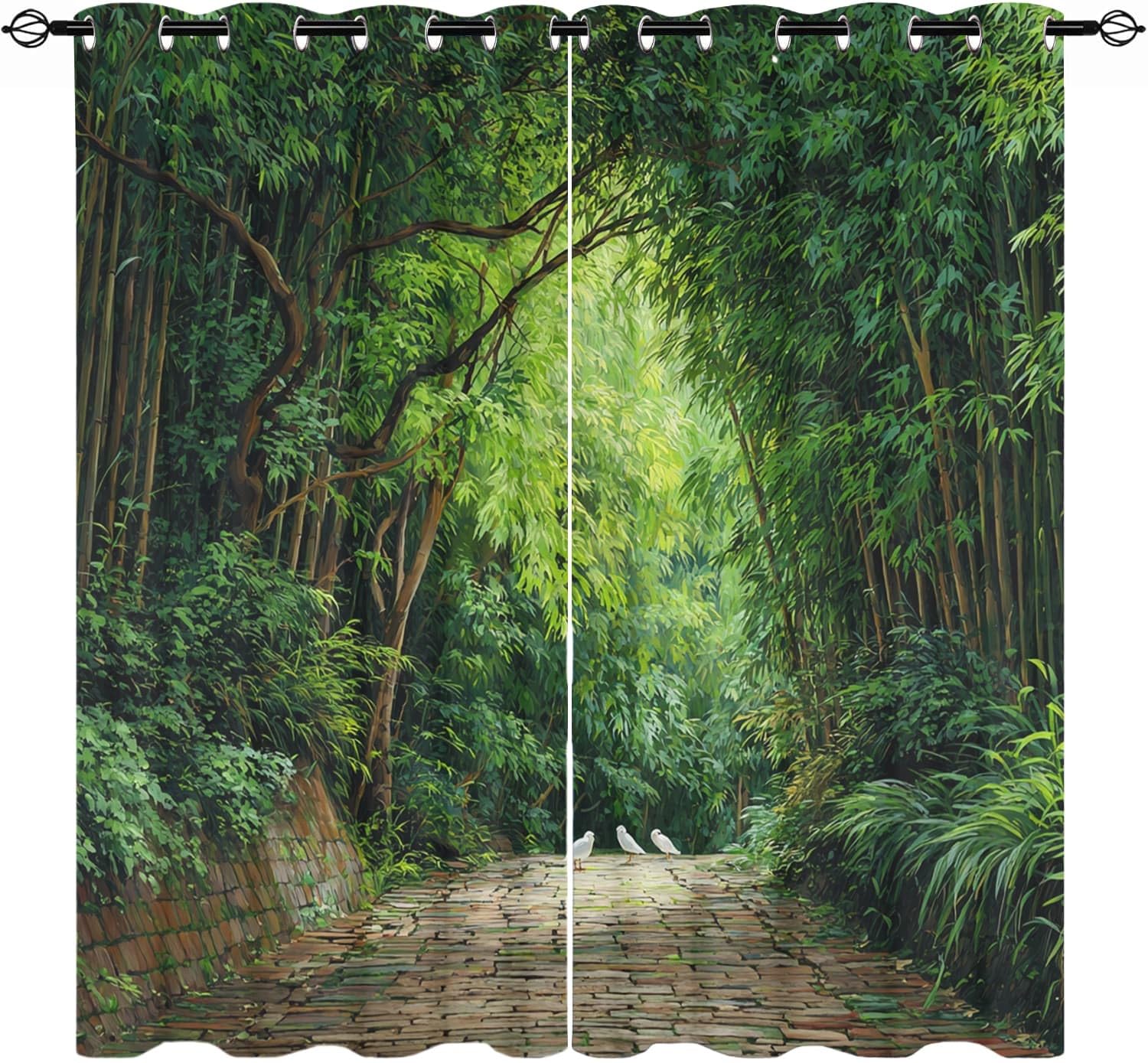 Rideau oeillets occultant et draperies phoniques pour chambre