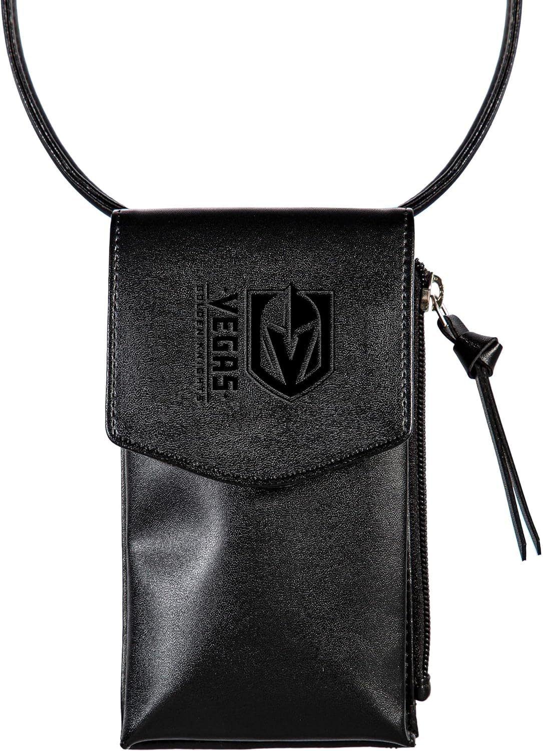 NHL Seattle Kraken Cross Body Black Wallet with Strap, Officially Licensed Team Logo, Leather Crossbody Bags for Women Cell Phone Bag Wallet Purses