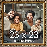 Vista 11 de Poster Palooza Marco de fotos de madera tradicional dorado de 19 x 24 pulgadas con plexiglás acrílico UV, respaldo de tablero de espuma y accesorios