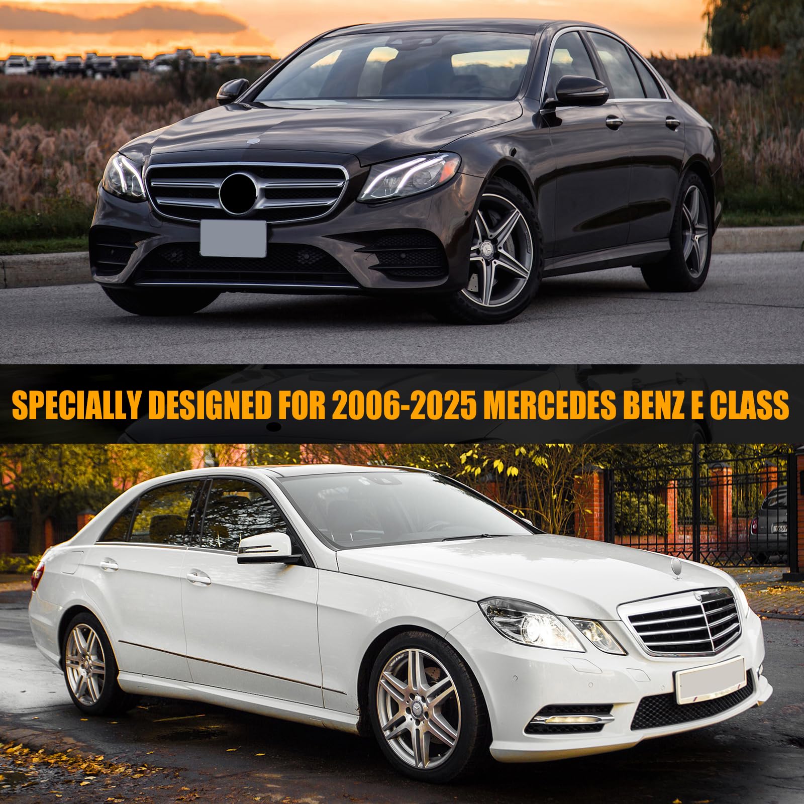 Waterproof Premium Car Covers Replace for 2006-2025 Mercedes Benz E-Class E250 E300 E350 10 Layers Heavy Duty All — view 9