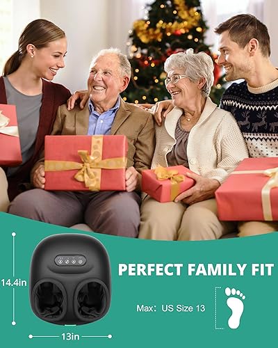 Miniatura 2 de Medcursor máquina masajeadora de pies con calor, rodamiento, amasado profundo, masajeador de pies shiatsu para proporcionar alivio del dolor, pies