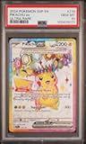 Graded 2024 PKM SSP EN Pikachu ex #219 Ultra Rare Surging Sparks Trading Card Game PSA 10 Gem Mint
