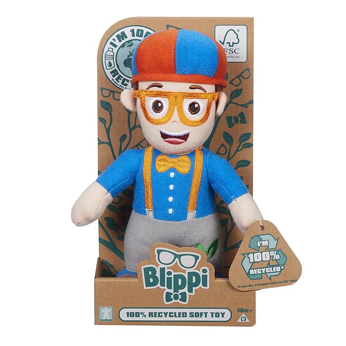 Buy Character Options Blippi Eco Soft Toy, 100 Recycled Materials