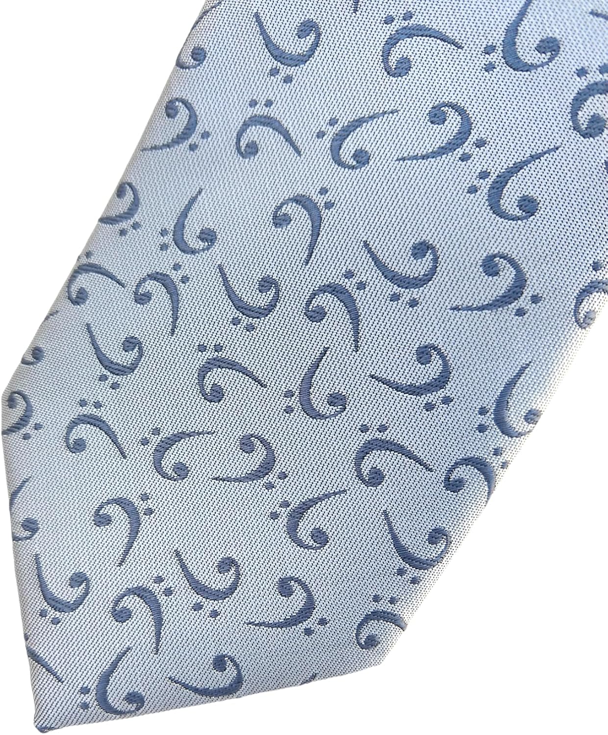 Men's Bass Clef Necktie - Bassist Gift - Bass player, Bassplayer, Musician Gift - Bassist neck tie, Music Gifts for him, Orchestra Tie, Symphony Ties, Conductor