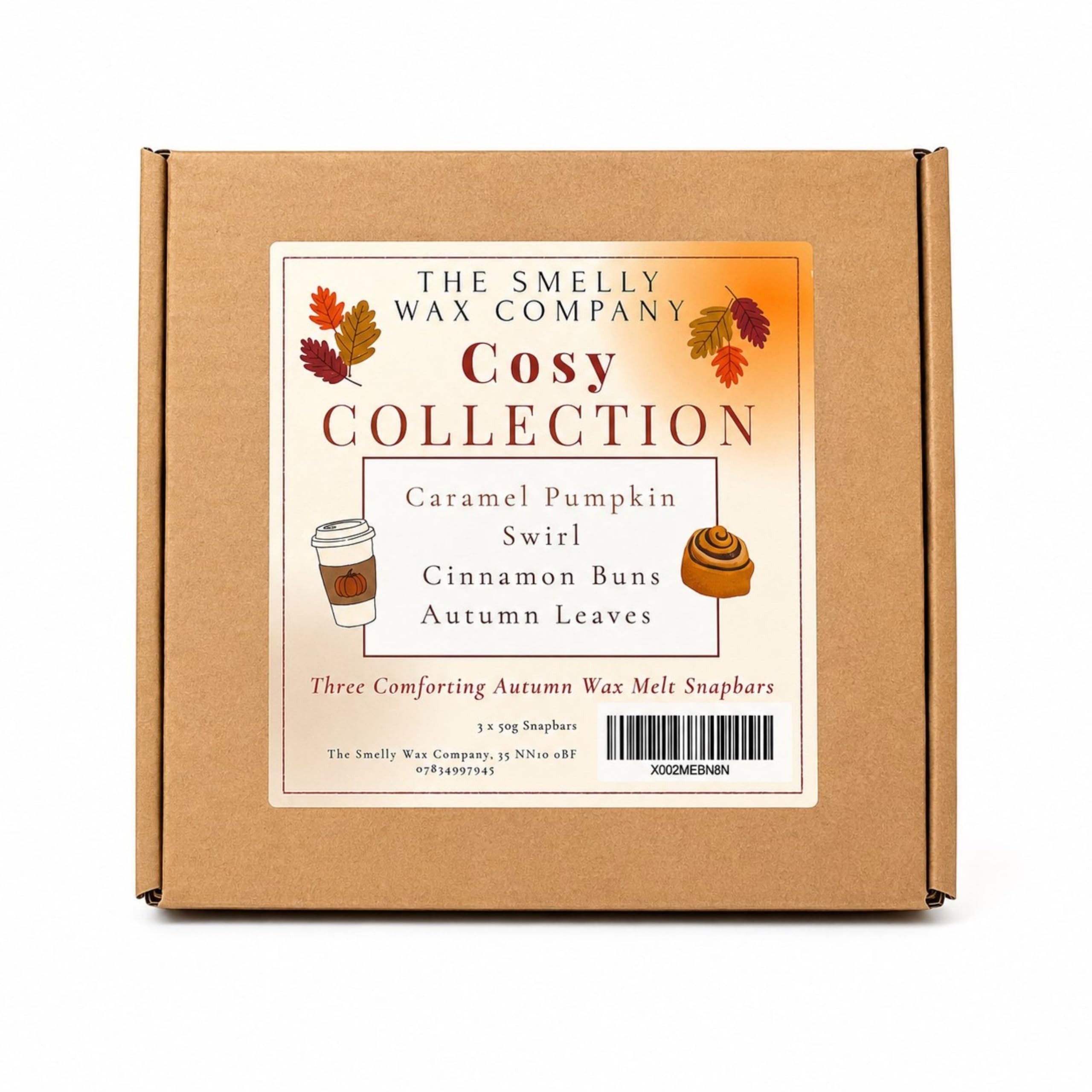 Autumn Wax Melts Gift Set | Cosy Collection | 3 Autumnal Snap Bars