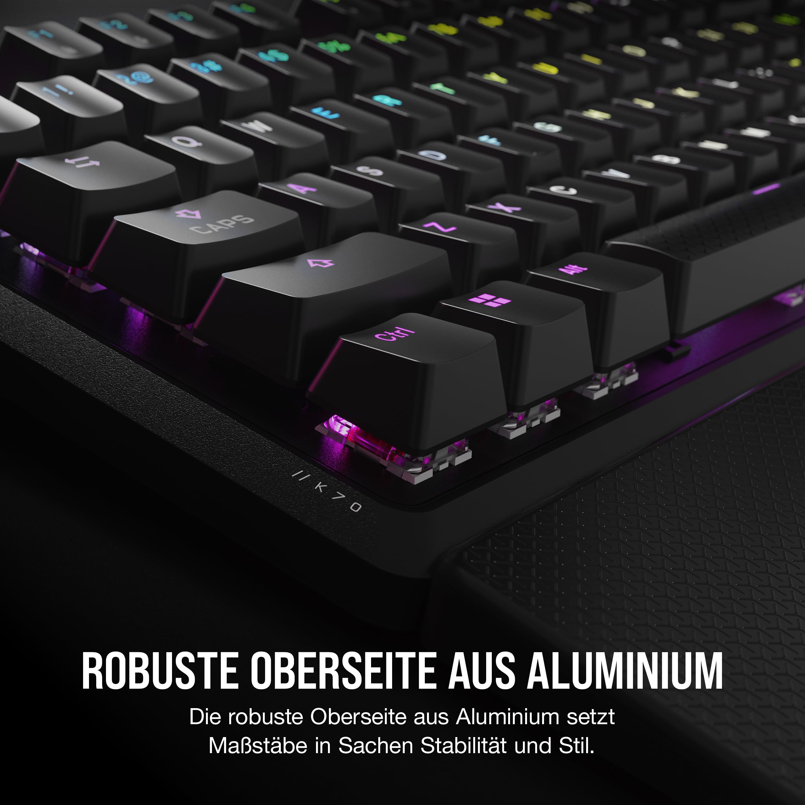 Corsair K70 CORE RGB SOCD Mechanische Gaming-Tastatur Schwarz