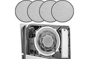 4 Pack Dust Filter for PS5 Slim Heatsink Fan - Keep Your PS5 Clean!