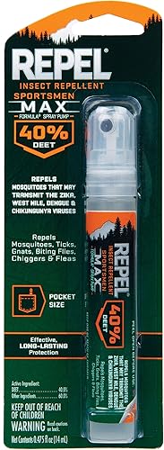 Repel Fórmula deportiva repelente de insectos Max con 40 DEET de 0475 onzas bomba de tamaño bolígrafo