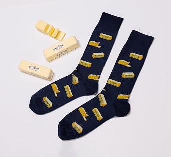Hot Sox Men's Fun Food and Drink Crew Socks - 1 Pair Pack - Cool & Funny Novelty Fashion Gifts