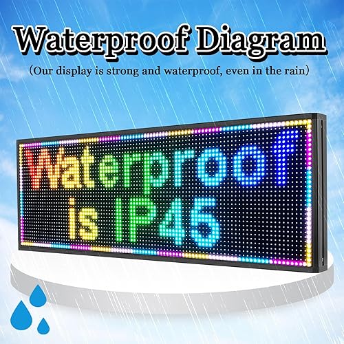 Miniatura 12 de Letrero LED P10 con desplazamiento de texto para exteriores