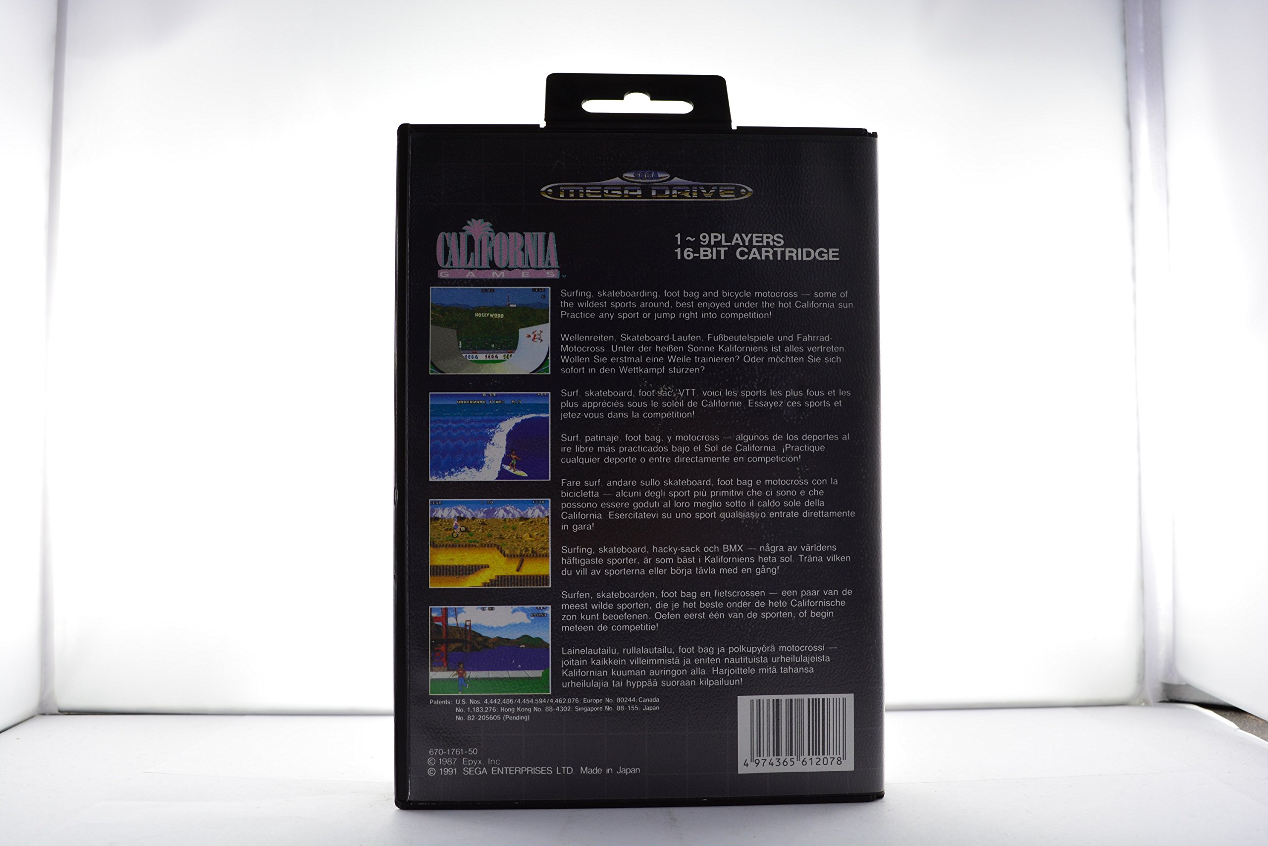 CALIFORNIA GAMES MEGADRIVE