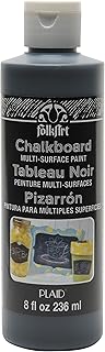 FolkArt Multi-Surface Chalkboard Paint (8 Ounce), Black