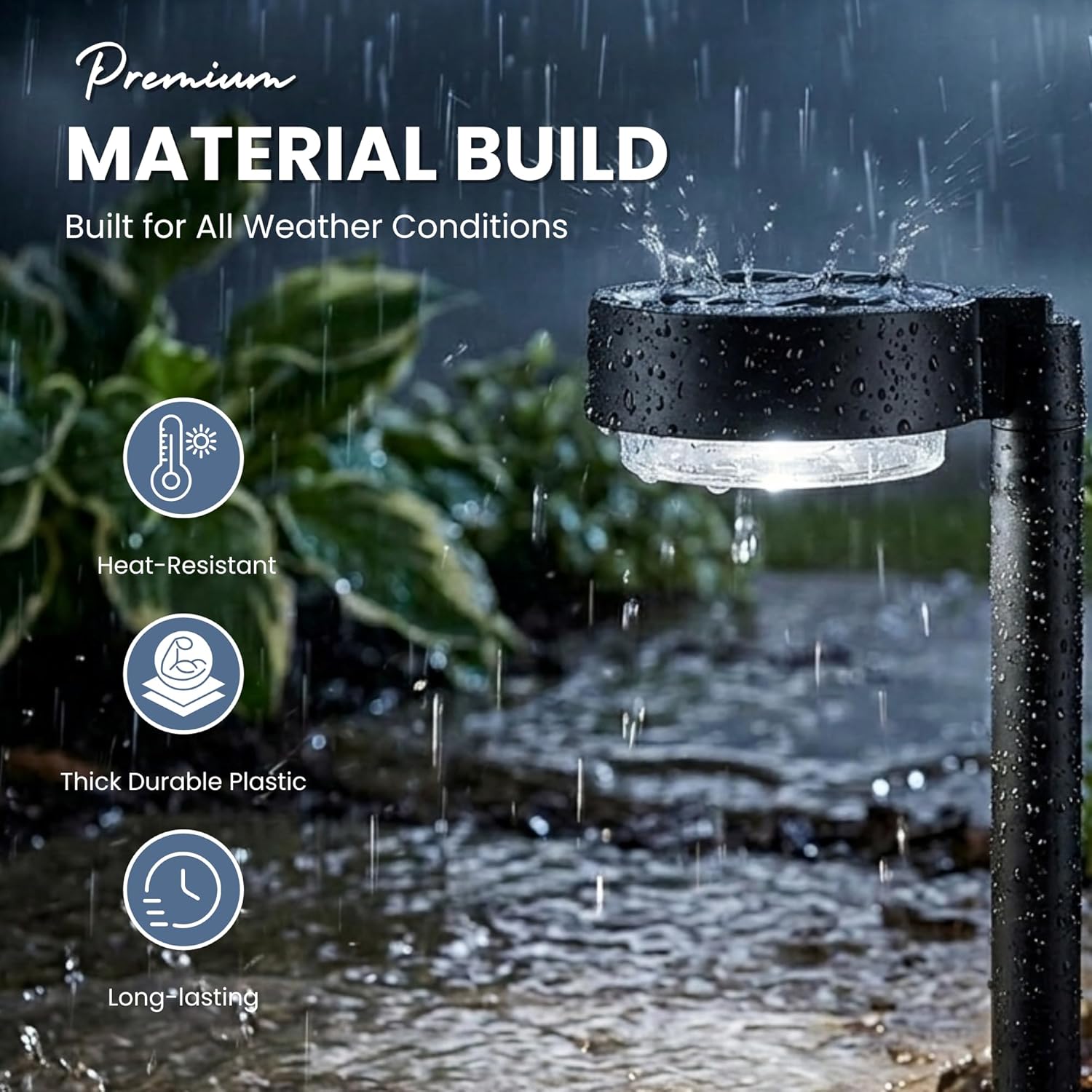Energizer Outdoor Solar Garden Lights - 4 Pack IP65 Waterproof Solar Downlights with Aluminum Metal Construction, Easy to Install LED Solar Lights for Outside Front Yard Decor & Patio Lighting